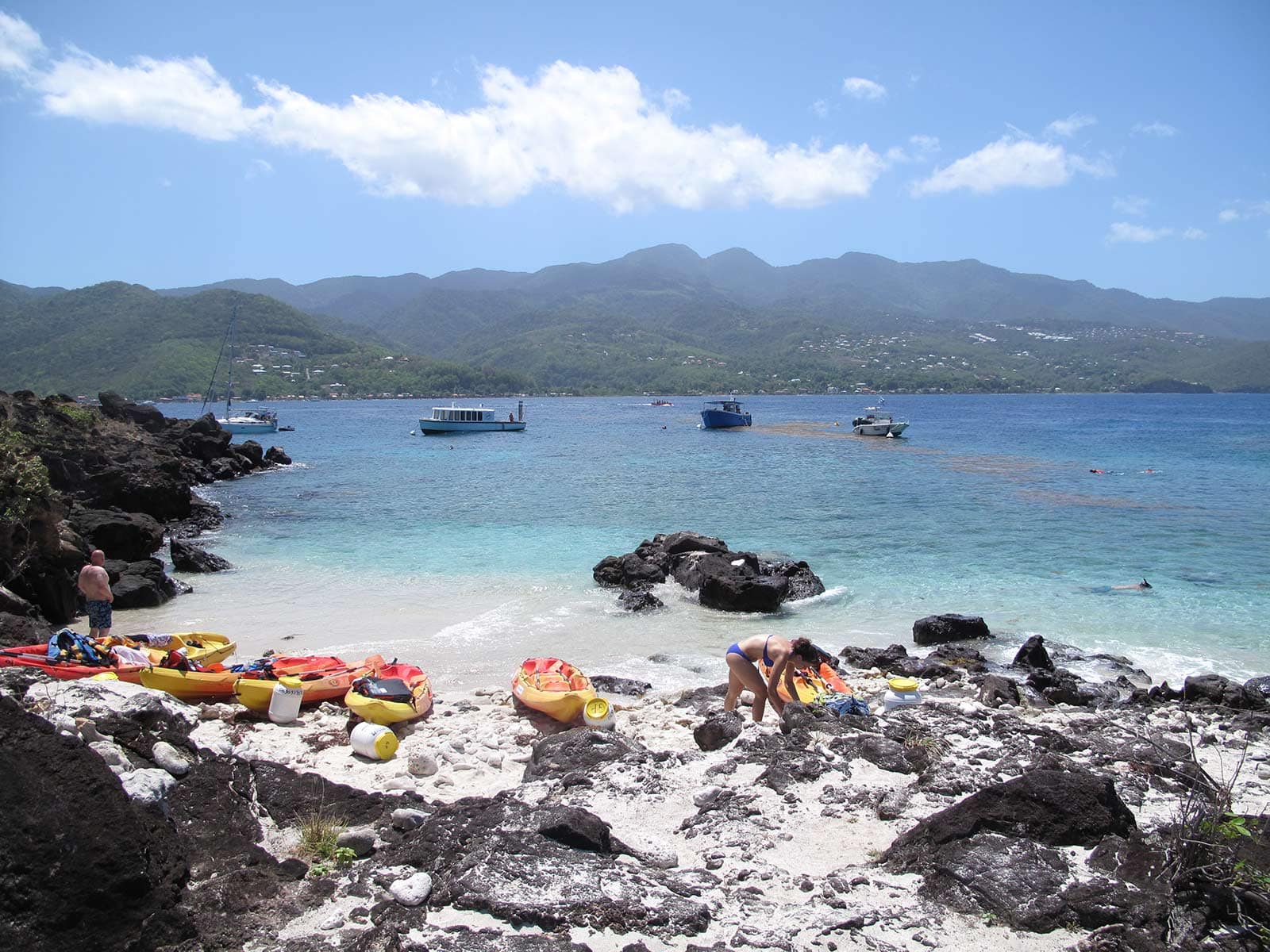 Ilets Pigeon - Petite plage de sable