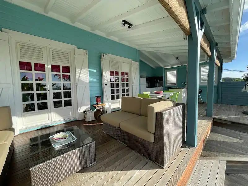 Terrasse Villa Caraibes - Gwadalodge